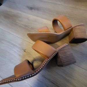 Steve Madden Studded Slide Sandals, Natural, size 6.5